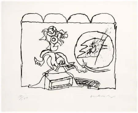 Acquaforte Alechinsky - Sans titre