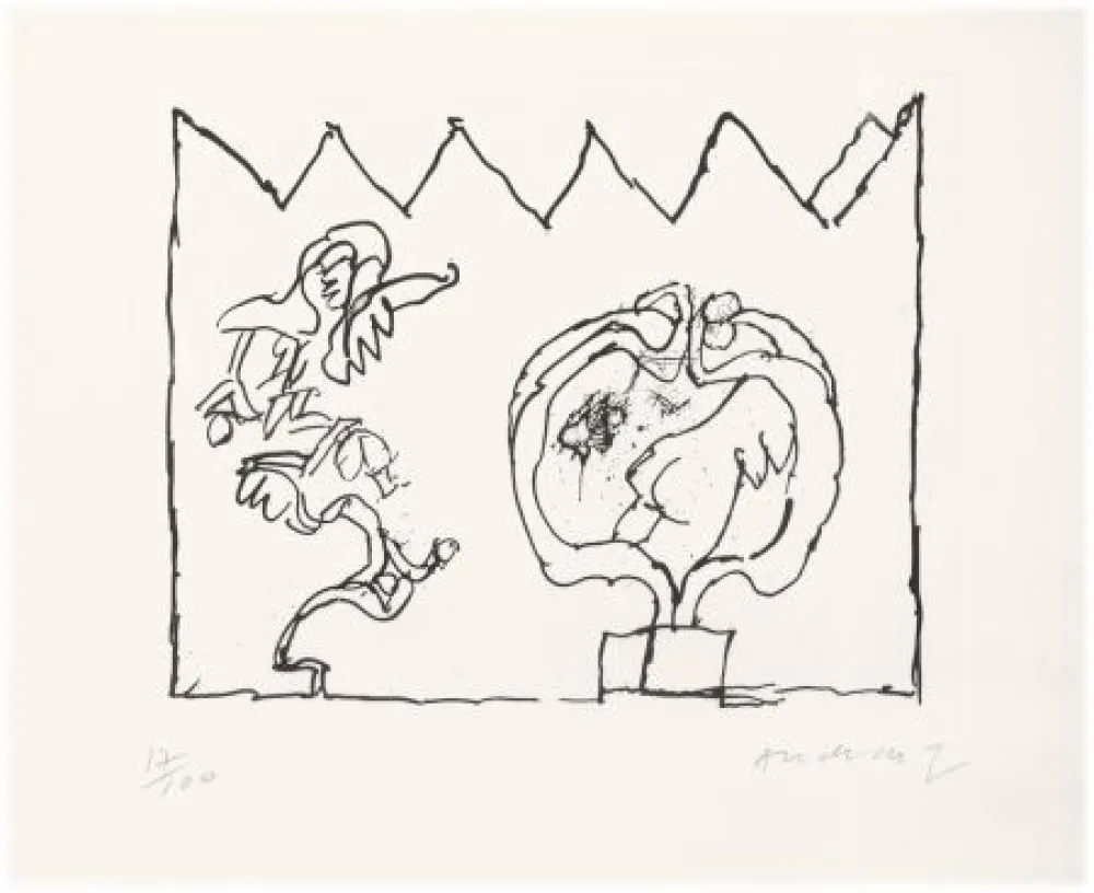 Acquaforte Alechinsky - Sans titre