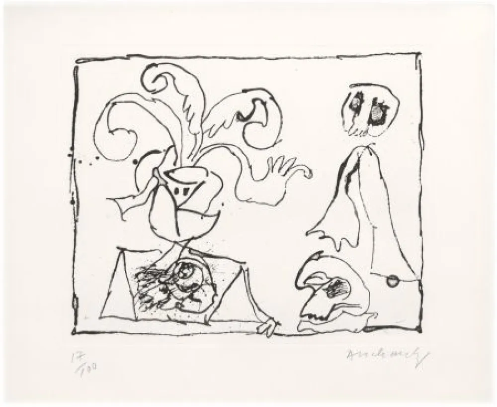 Acquaforte Alechinsky - Sans titre