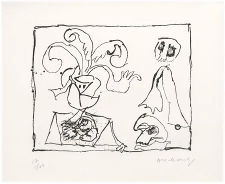 Acquaforte Alechinsky - Sans titre