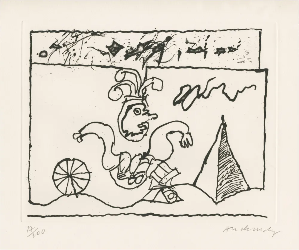 Acquaforte Alechinsky - Sans titre
