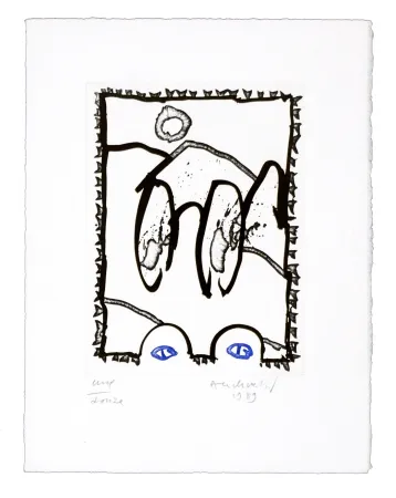 Incisione Alechinsky - Sans titre