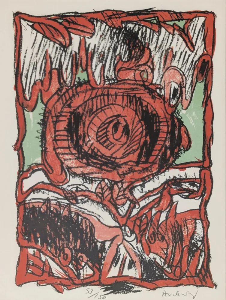 Litografia Alechinsky - Schismes