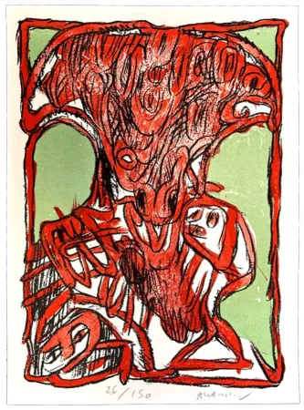 Litografia Alechinsky - Schismes 2