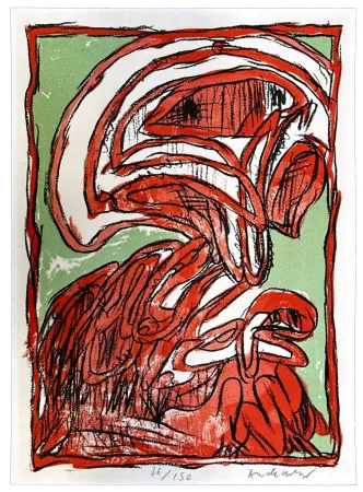 Litografia Alechinsky - Schismes 3