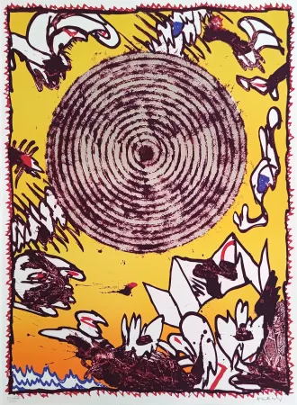 Litografia Alechinsky - Seoul