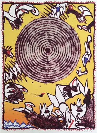 Litografia Alechinsky - Seoul