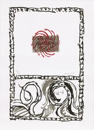 Acquaforte Alechinsky - Serpent 01