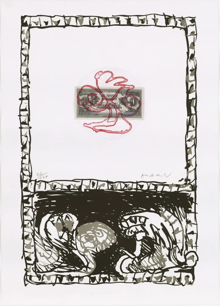 Acquaforte Alechinsky - Serpent 03