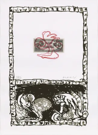 Acquaforte Alechinsky - Serpent 03