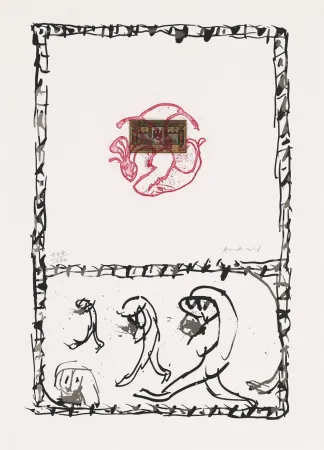 Acquaforte Alechinsky - Serpent 04