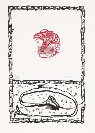 Acquaforte Alechinsky - Serpent 05