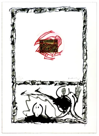 Acquaforte Alechinsky - Serpent I