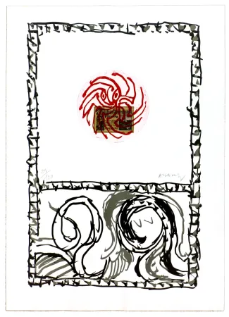 Acquaforte Alechinsky - Serpent II