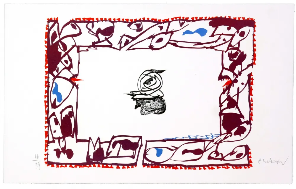 Litografia Alechinsky - Set de Table