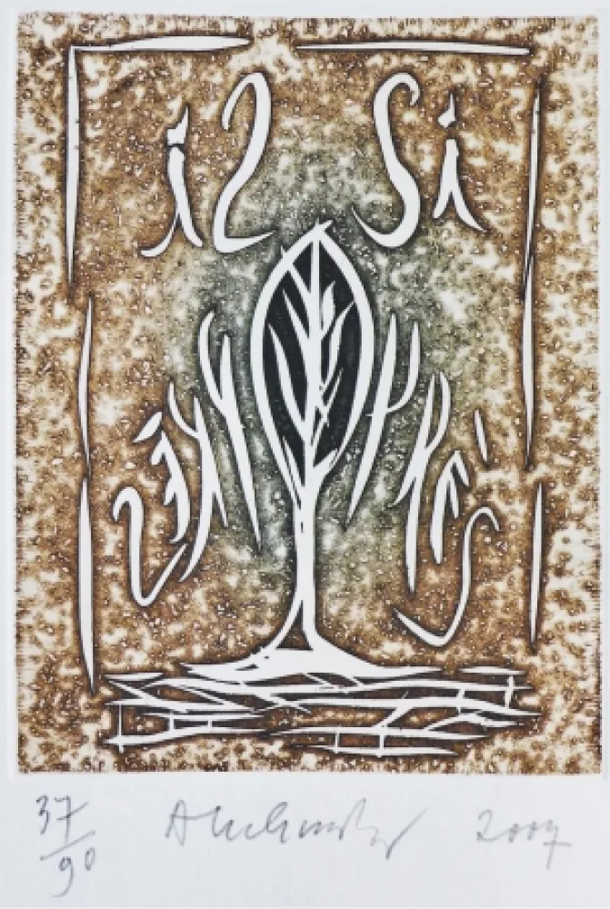 Incisione Alechinsky - Si près