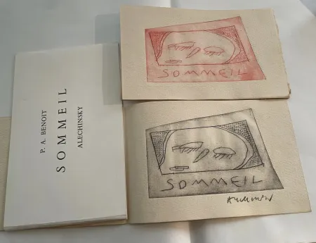 Incisione Alechinsky - Sommeil