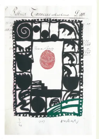 Incisione Alechinsky - Souvenir de Bruxelles