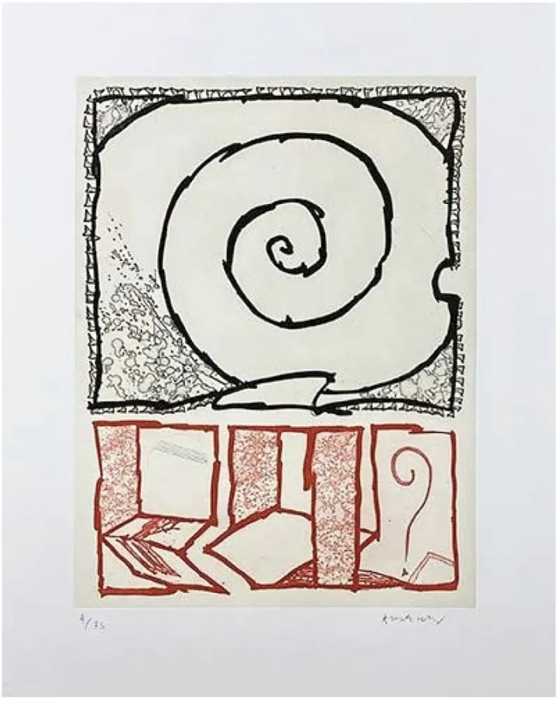 Incisione Alechinsky - Spirale