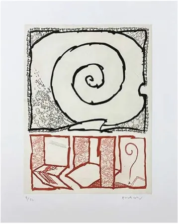 Incisione Alechinsky - Spirale