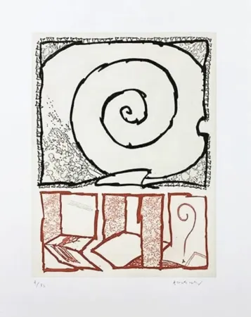 Incisione Alechinsky - Spirale