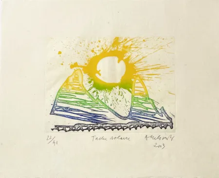 Incisione Alechinsky - Tâche solaire