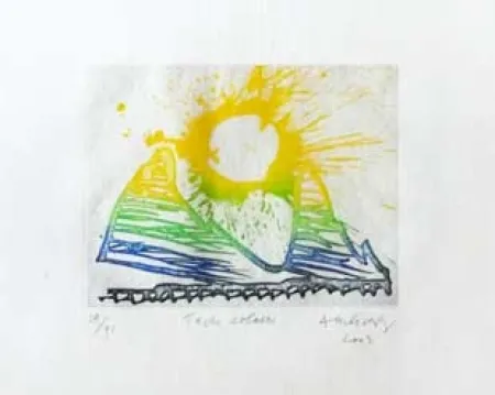 Incisione Alechinsky - Tache solaire