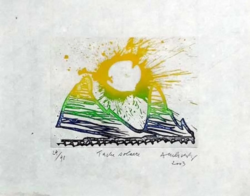 Incisione Alechinsky - Tache solaire