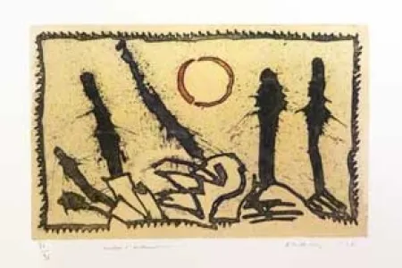 Incisione Alechinsky - Taches d'exclamation