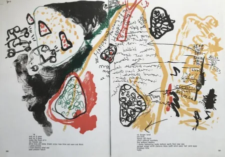 Litografia Alechinsky - The Happening (One Cent Life)