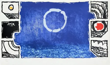 Litografia Alechinsky - Théatre pacifique