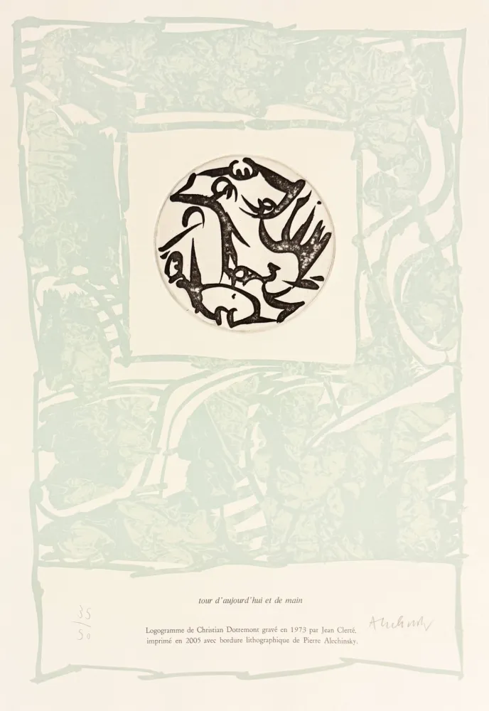 Acquaforte Alechinsky - Tour d'aujourd'hui