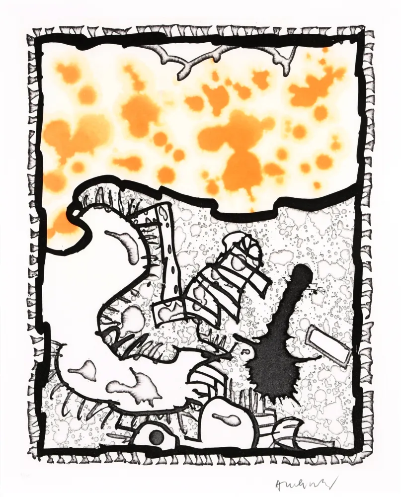 Linoincisione Alechinsky - Traité des excitants modernes 04