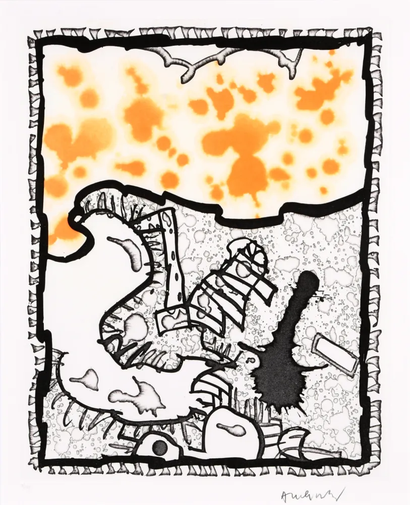 Linoincisione Alechinsky - Traité des excitants modernes 04