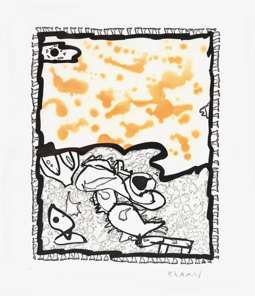 Linoincisione Alechinsky - Traité des excitants modernes 05