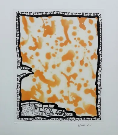 Incisione Alechinsky - Traité des excitants modernes 