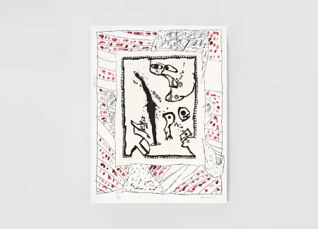 Incisione Alechinsky - Troll