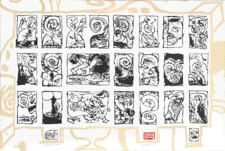 Serigrafia Alechinsky - Ubu Roi