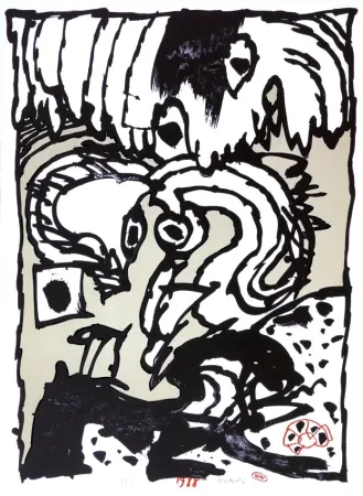 Litografia Alechinsky - UN