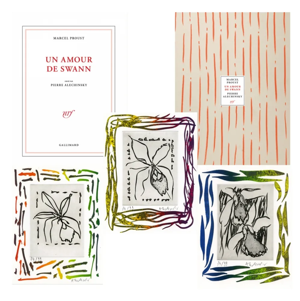 Incisione Alechinsky - Un amour de Swann illustré par Pierre Alechinsky