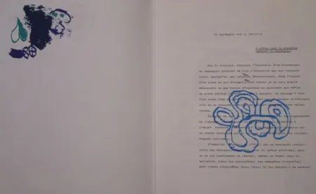 Libro Illustrato Alechinsky - Un mannepquin sur le trottoir