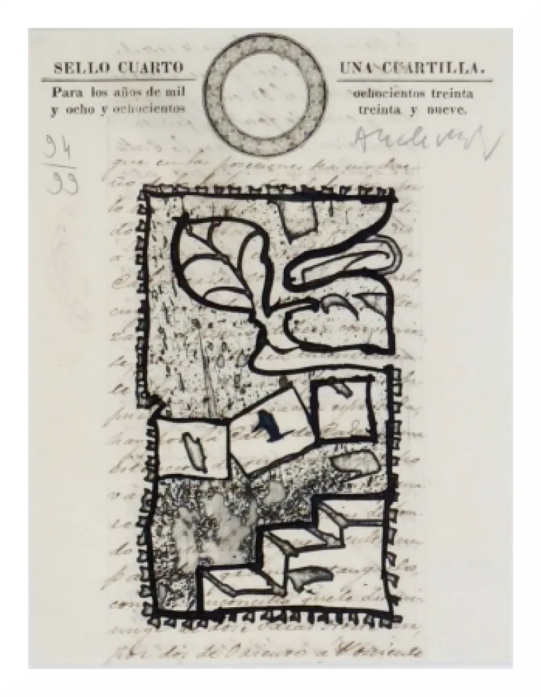 Acquaforte Alechinsky - Una Cuartilla