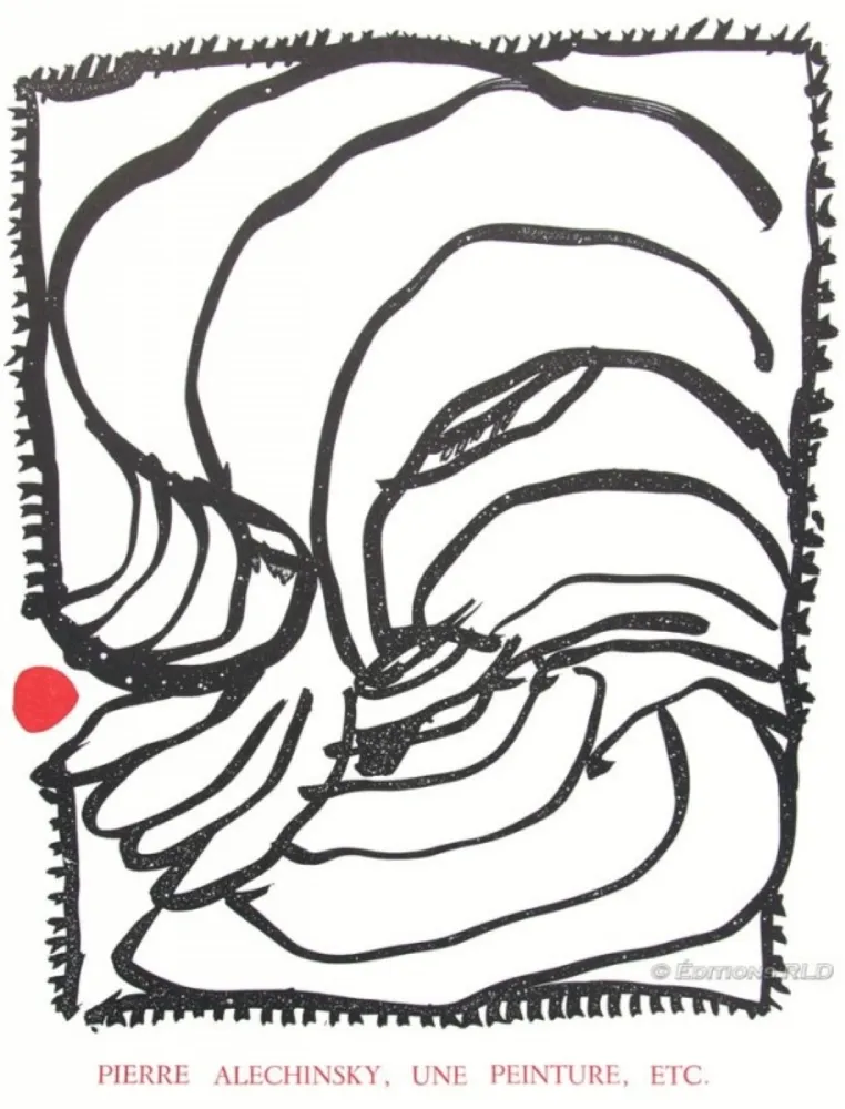 Non Tecnico Alechinsky - Une peinture etc...