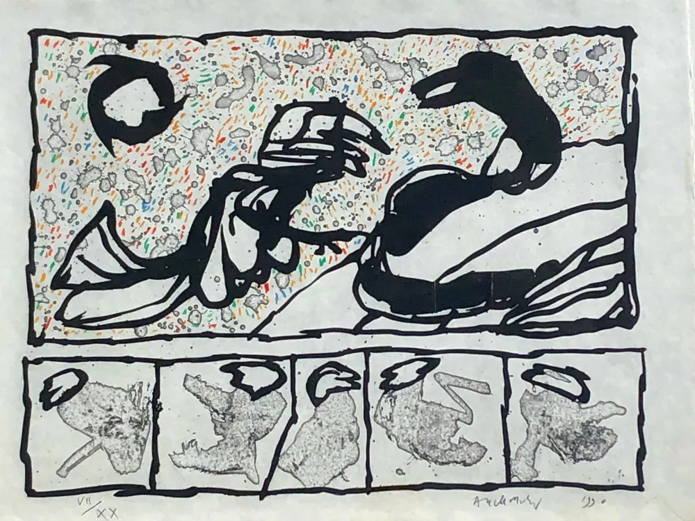 Incisione Alechinsky - Untitled