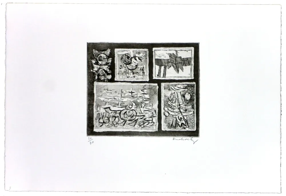 Acquaforte Alechinsky - Végétal