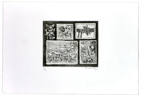 Acquaforte Alechinsky - Végétal