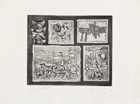 Acquaforte Alechinsky - Végétal