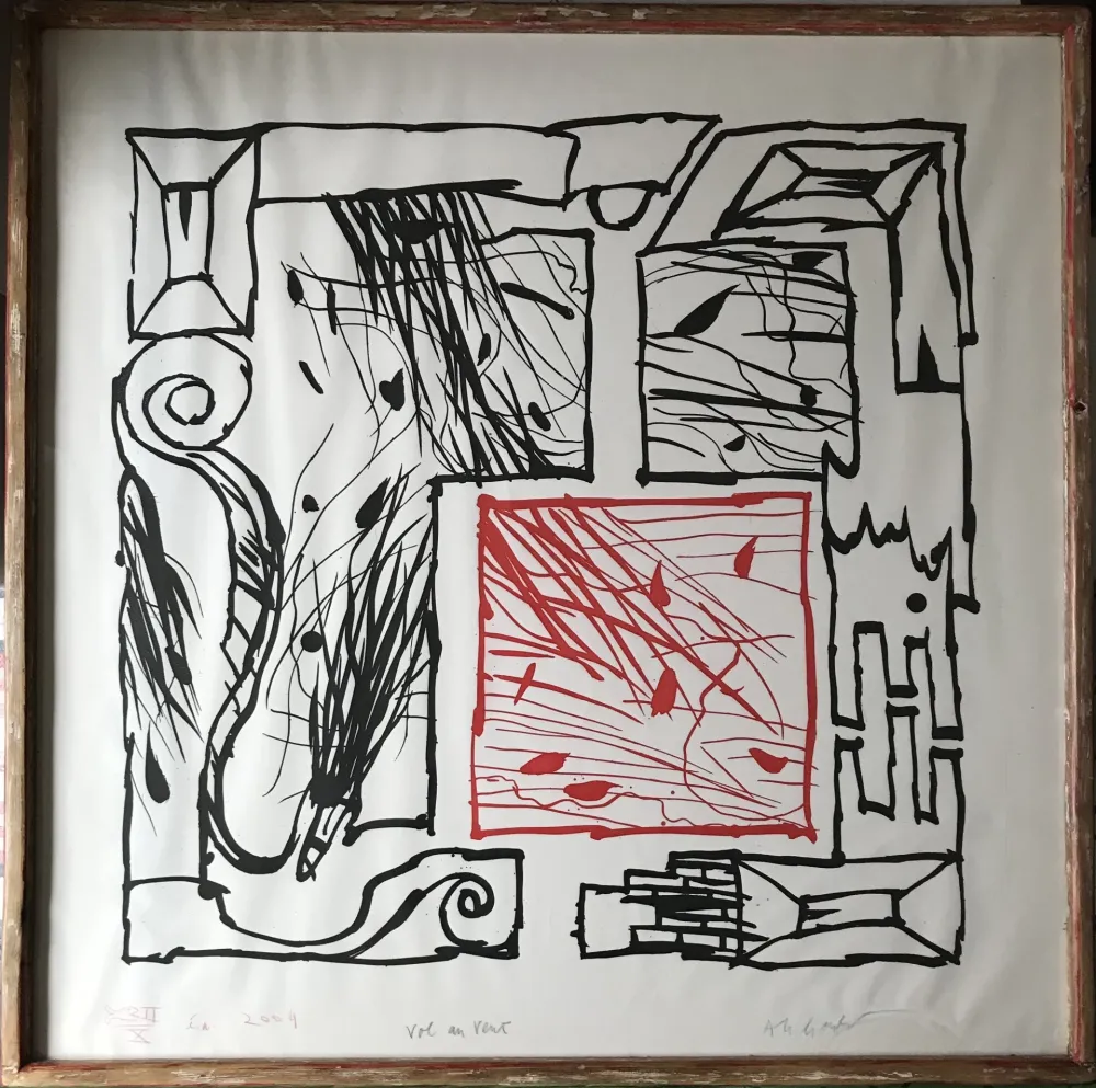 Acquaforte E Acquatinta Alechinsky - Vol au vent