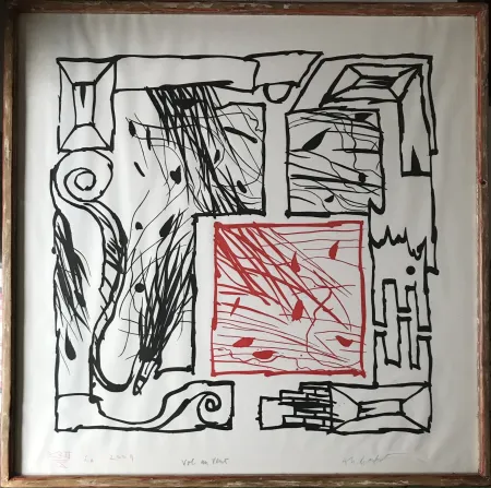 Acquaforte E Acquatinta Alechinsky - Vol au vent