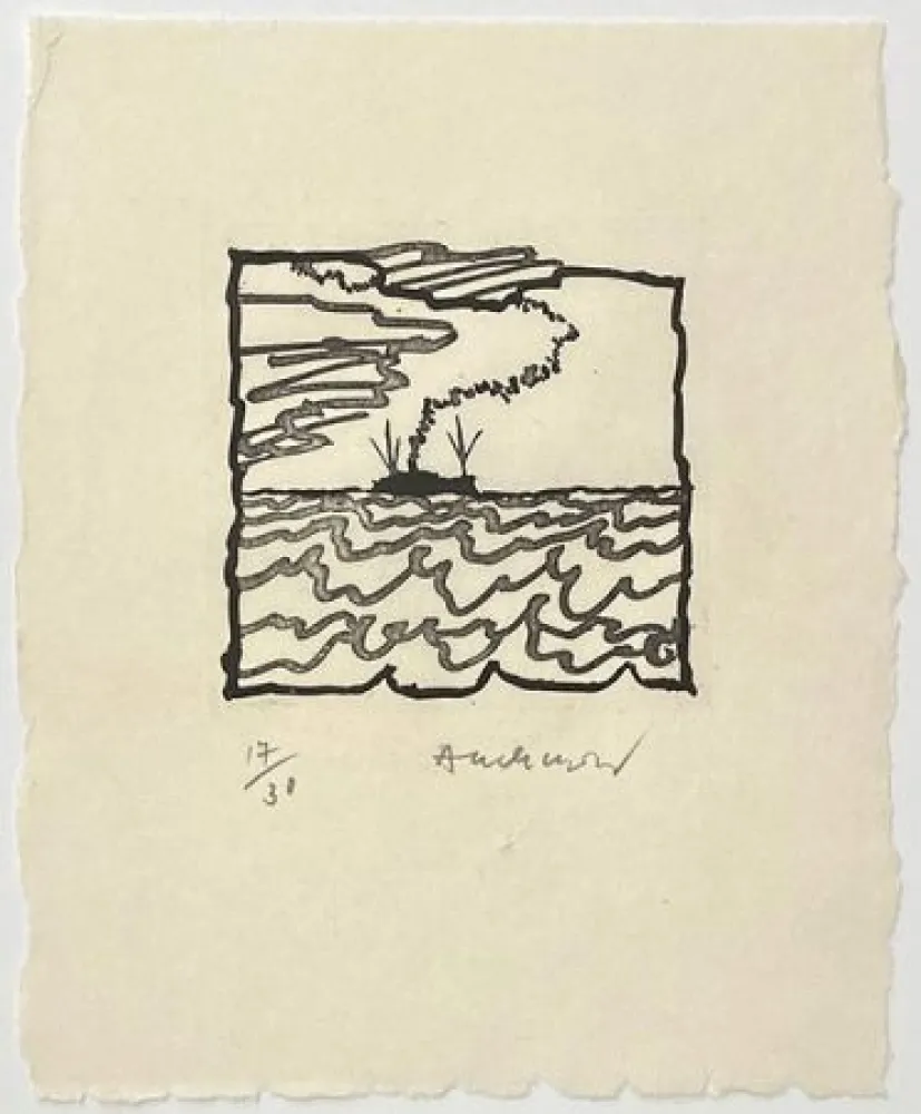 Incisione Alechinsky - Volturno